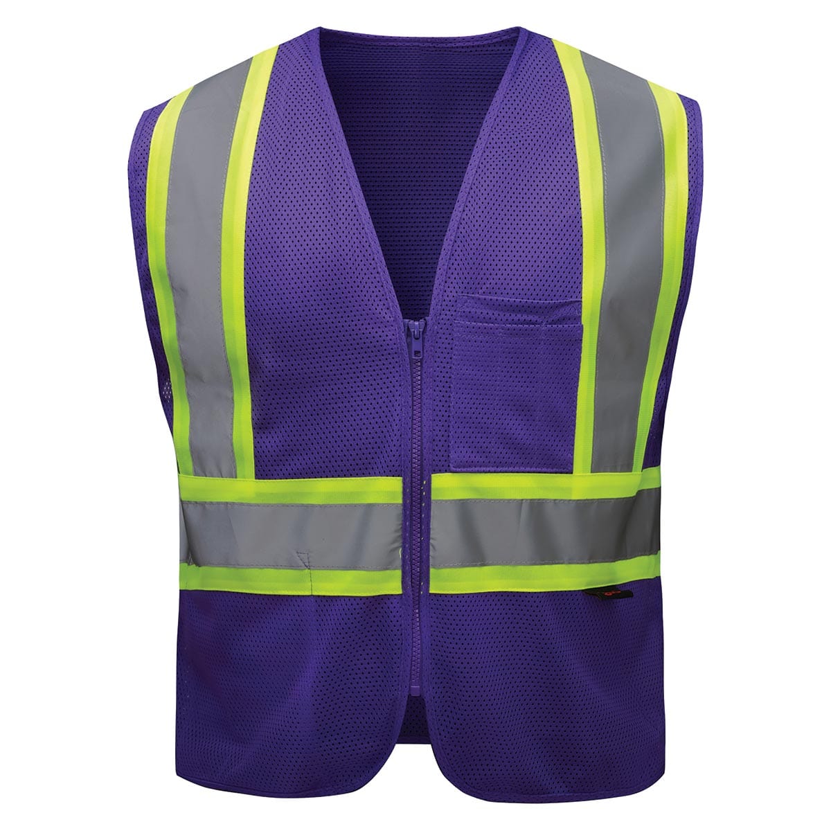 Purple GSS Safety Enhanced Visibility Multi-Color Vest