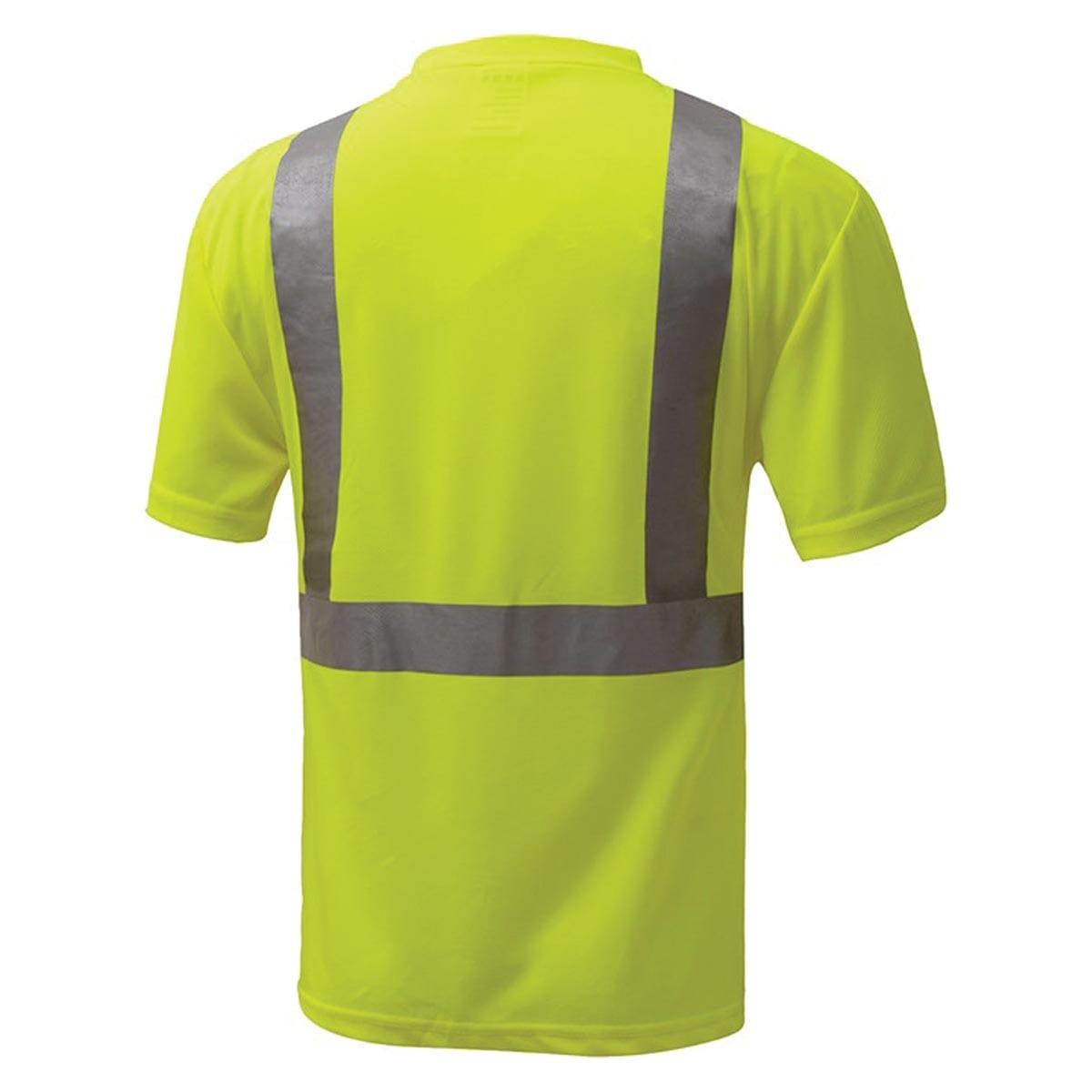 GSS Safety ANSI 2 Standard Moisture Wicking Safety Short Sleeve Hi-Vis Pocket T-Shirt