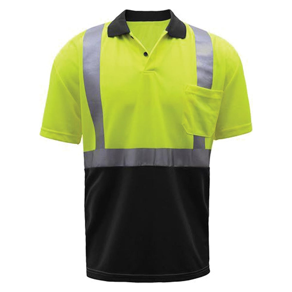 Men's Midweight FR Enhanced Visibility Uniform Shirt with Reflective Trim