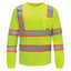 Lime GSS Safety ANSI 3 Two Tone Long Sleeve Hi-Vis T-Shirt