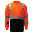 GSS Safety ANSI 3 Long Sleeve Hi-Vis T-Shirt with Black Bottom
