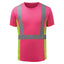 Pink/Lime GSS Safety Women's Non-ANSI Short Sleeve Enhanced Visibility T-Shirt