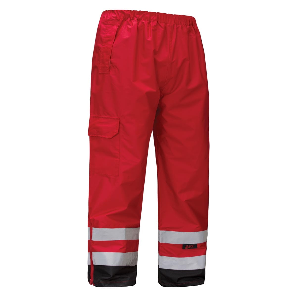 GSS Safety Non-ANSI Multi Color Enhanced Visibility Premium Rain Pants w/Black Bottom