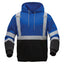 Blue GSS Safety Non-ANSI Enhanced Visibility Pullover Sweatshirt with Reflective Tape