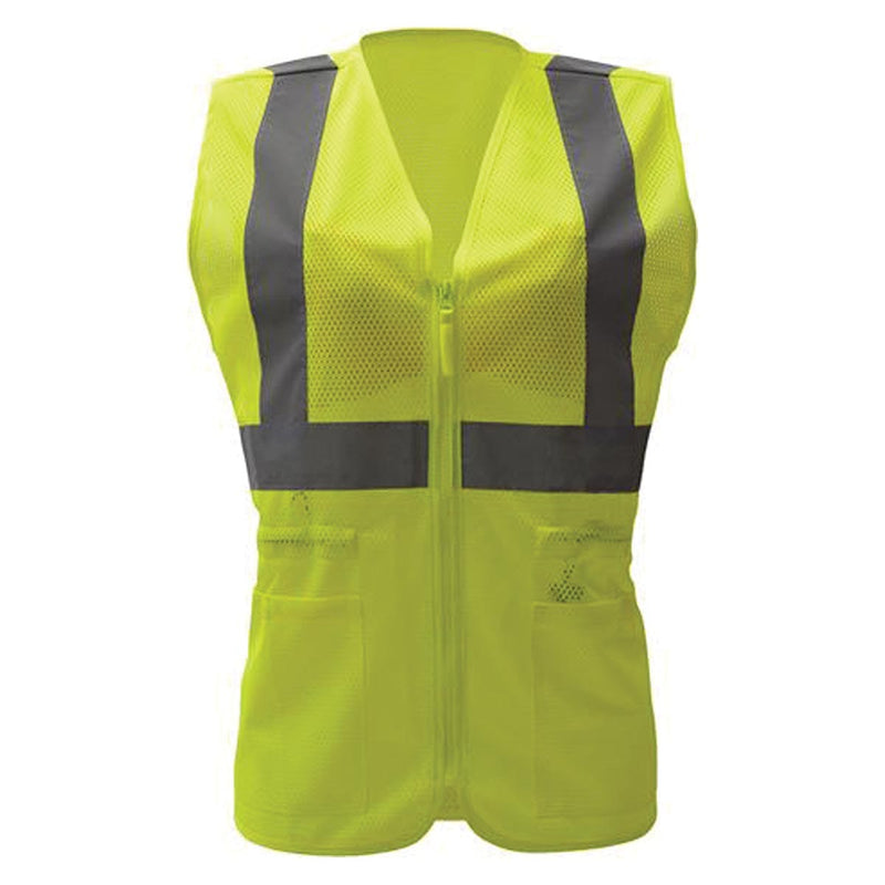 Lime GSS Safety Women's ANSI 2 Hi-Vis Vest