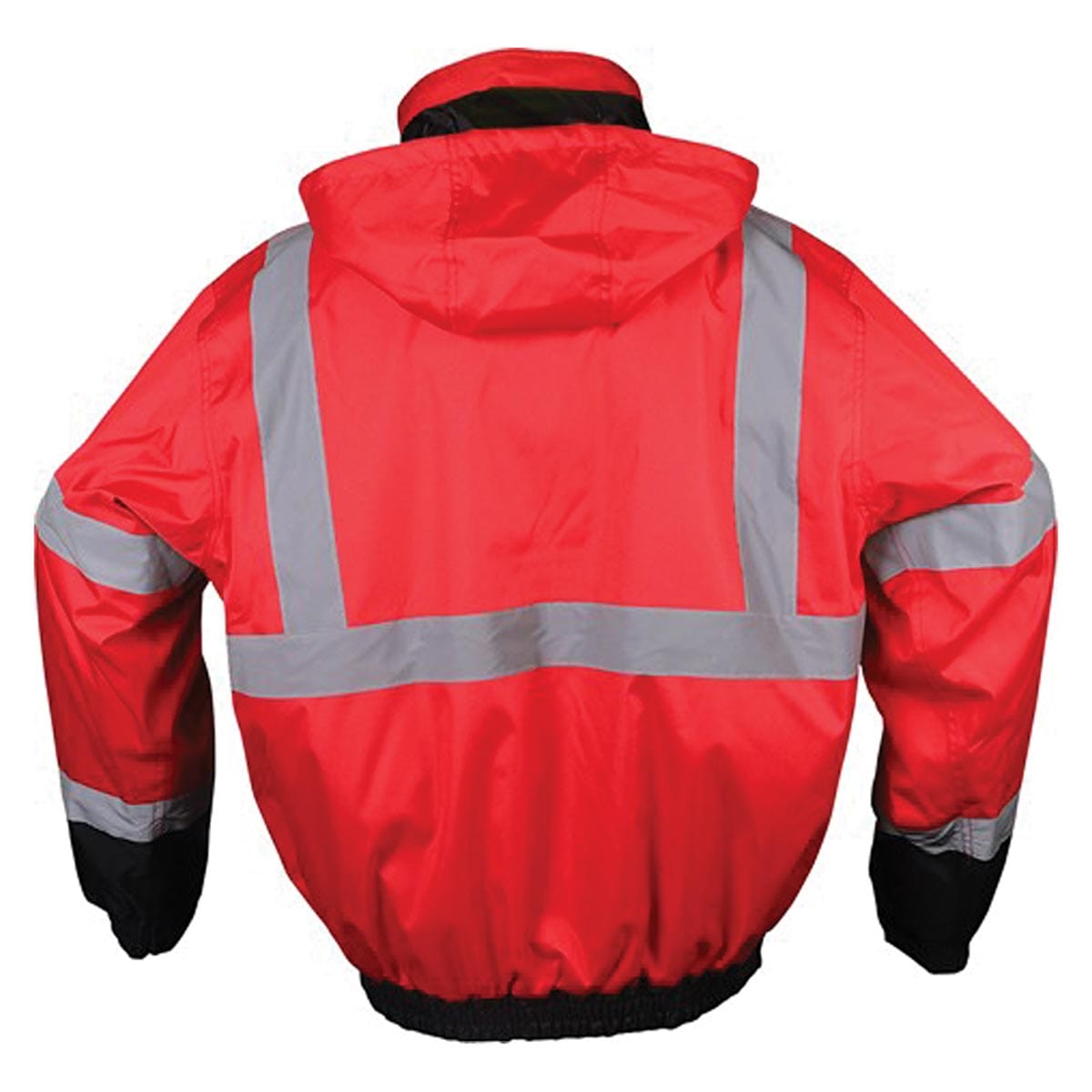 GSS Safety Non-ANSI Multi-Color Waterproof Enhanced Visibility Bomber Jacket w/ Black Bottom