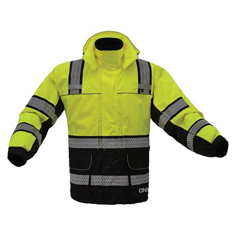 Lime GSS Safety ANSI 3 ONYX 3-IN-1 Hi-Vis Performance Winter Parka Jacket
