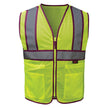 GSS Safety Women's ANSI Class 2 Two-Tone Hi-Vis Zip Vest