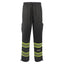 Black GSS Safety Non-ANSI ONYX Fleece Enhanced Visibility Sweat Pants w/ Segment Tape