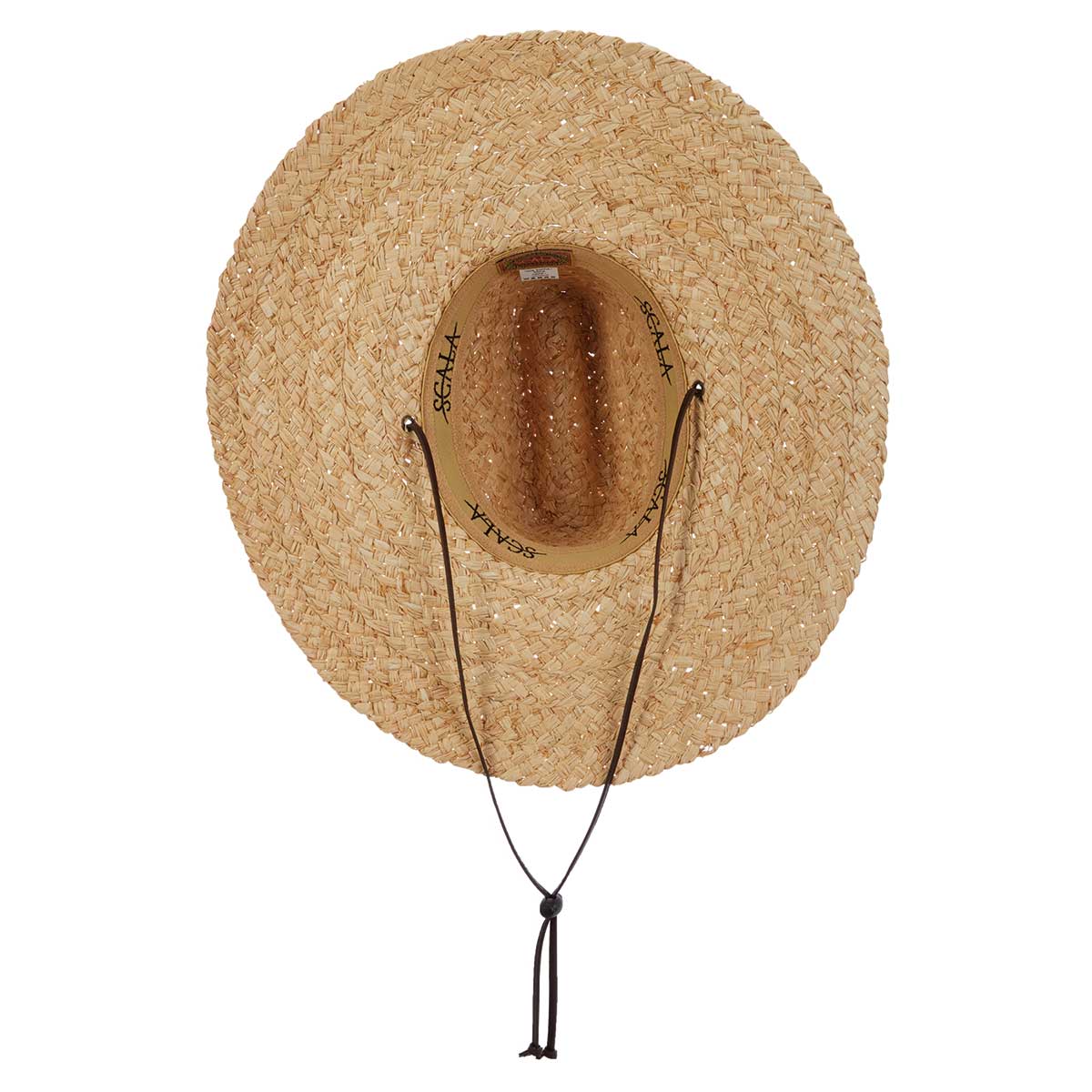 Rough Braid Raffia Lifeguard Hat with 5" Brim
