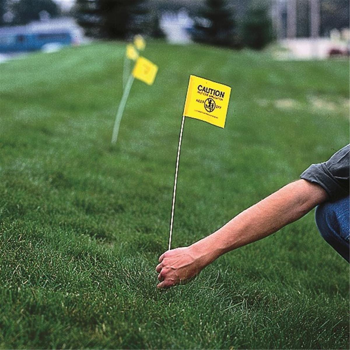 Blackburn Caution Pesticide Application Flags