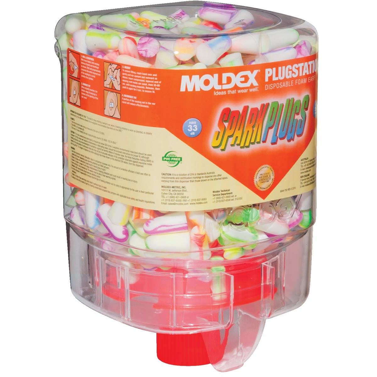 SparkPlug® Dispenser for Moldex Earplugs
