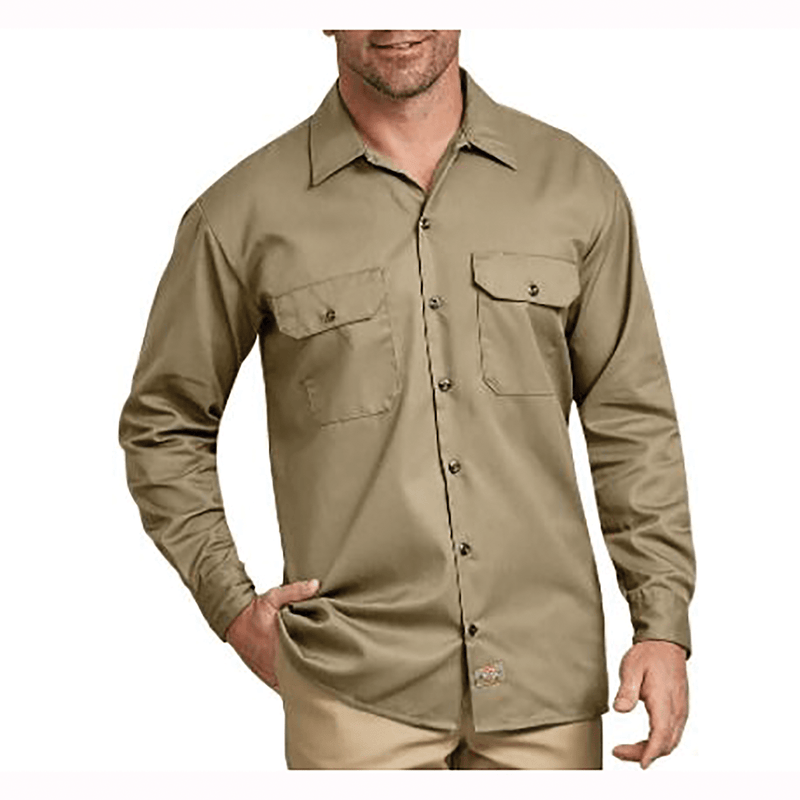 Dickies Long Sleeve Button Down Work Shirt