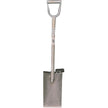 King Of Spades, KS-S Straight Edge, D Grip, W/ Foot Pad
