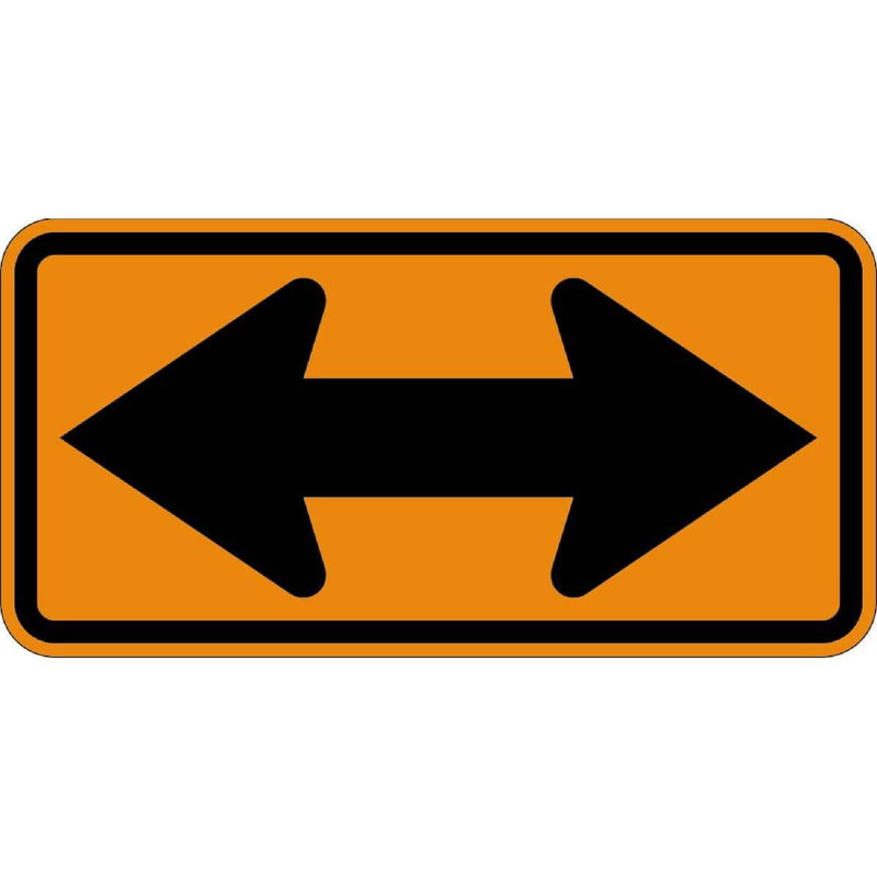 Two-way Arrow Traffic Direction Sign
