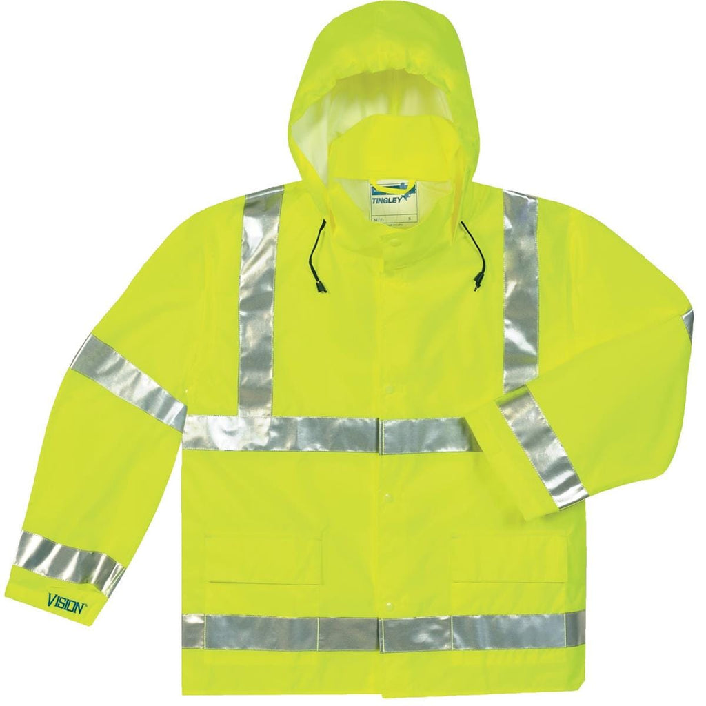 high visibility rain gear Tingley J23122 Vision Jacket