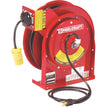 Retractable 45' Cord Reel with Single-Outlet Receptacle