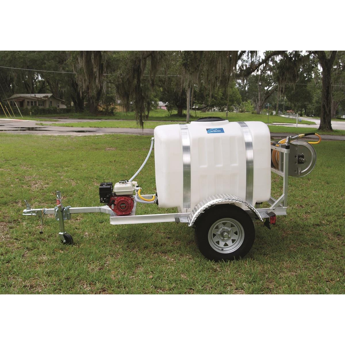 Kings 200 Gallon Highway Ready 2-Wheel Sprayer with 10 gpm Diaphragm Pump & Manual Reel