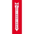 Accuform Fire Extinguisher Sign w/ Arrow
