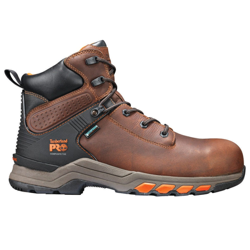 Side view of the Timberland PRO Hypercharge 6" Composite Toe Work Boots