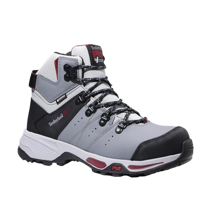 Grey/Purple Timberland PRO Women's Switchback Composite Toe Boots