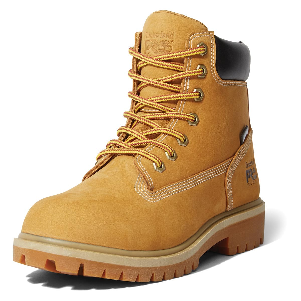 Wheat Timberland PRO Women's Direct Attach 6" Steel Safety Toe Waterproof Boots