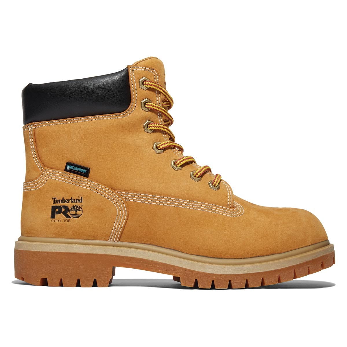 Wheat Timberland PRO Women's Direct Attach 6" Steel Safety Toe Waterproof Boots