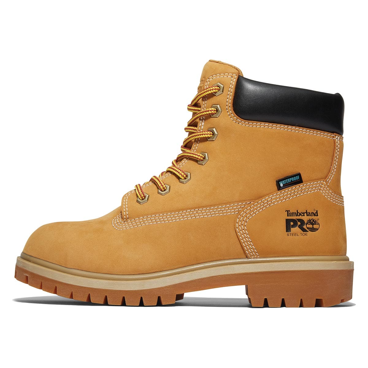 Wheat Timberland PRO Women's Direct Attach 6" Steel Safety Toe Waterproof Boots