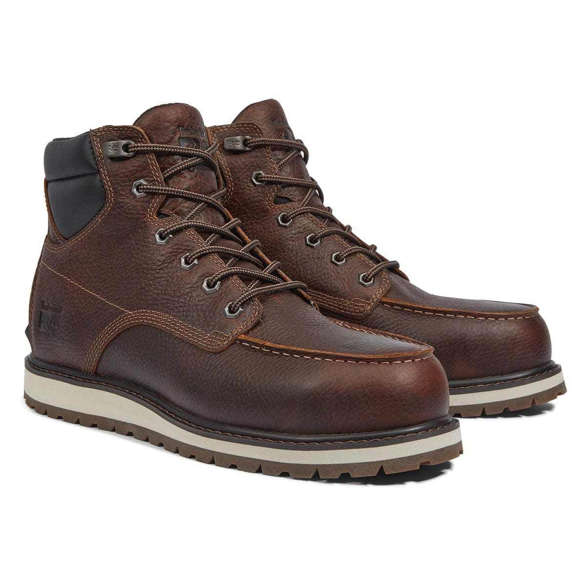 Brown Timberland PRO Irvine Wedge 6" Alloy Safety Toe Boots