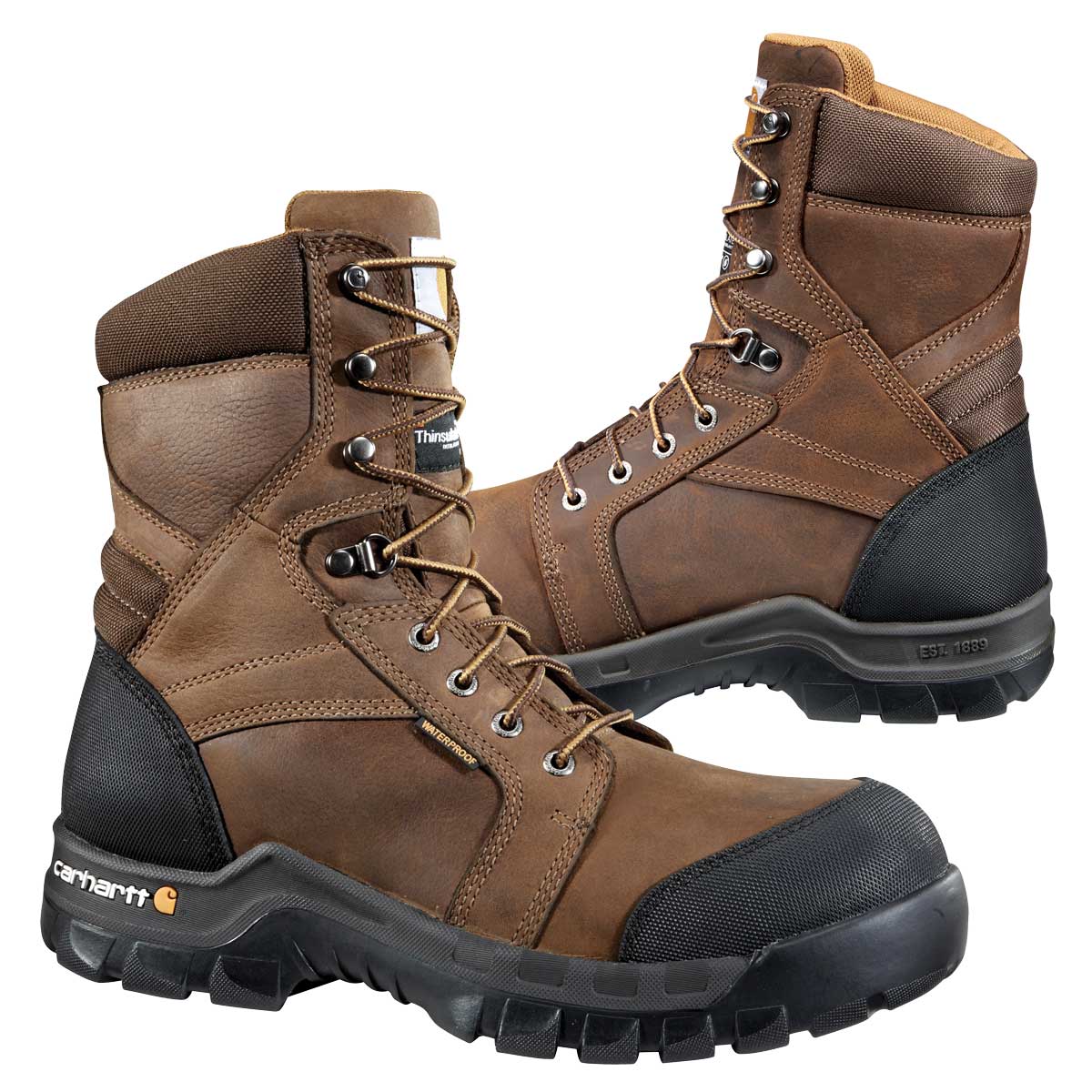 Carhartt Men's Rugged Flex 8" Insulated Composite Toe Boot