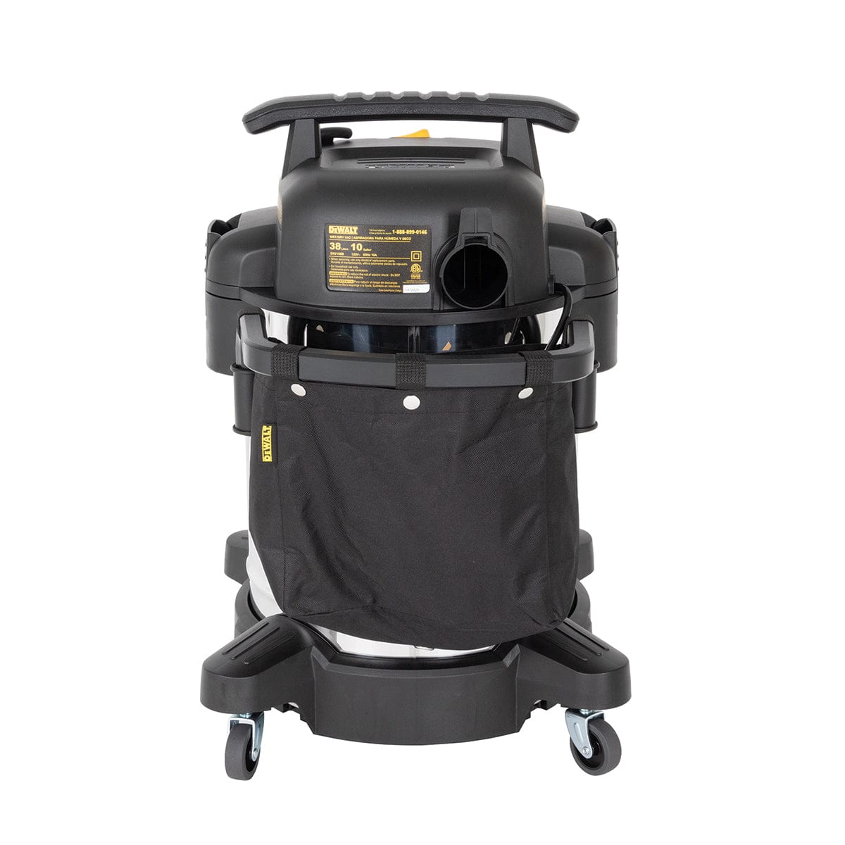 DEWALT 10 Gallon 5 HP Stainless Steel Wet/Dry Vac