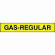 Gas-Regular Adhesive Tank & Pipe Label
