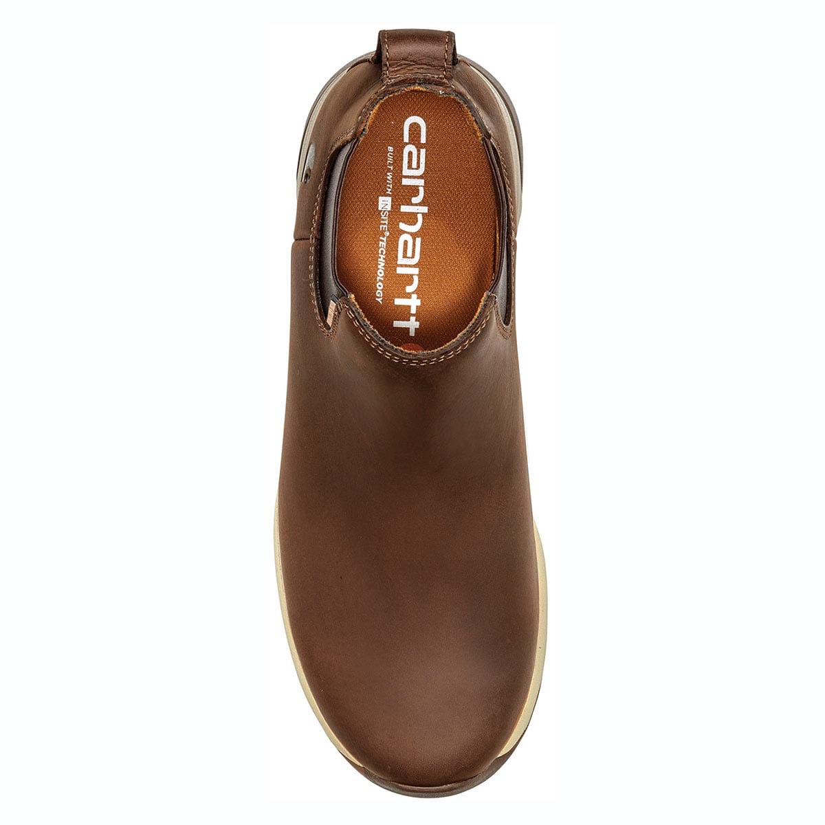 Dark Brown Carhartt Men's Force Romeo Slip-on Boot