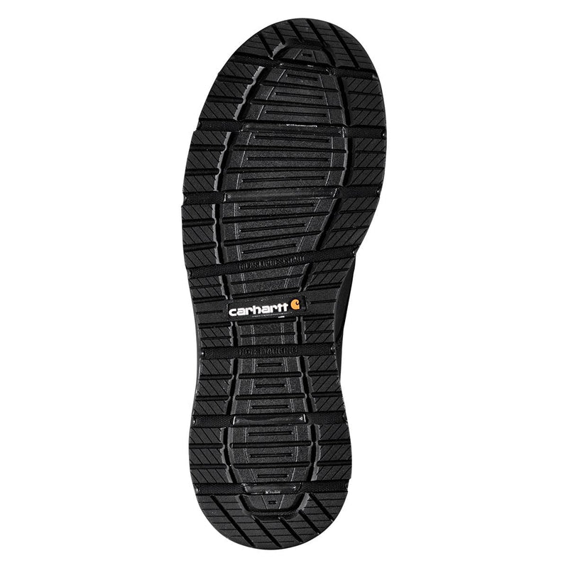 Black Carhartt Millbrook Waterproof 5-inch Steel Toe Wedge Boot-Black