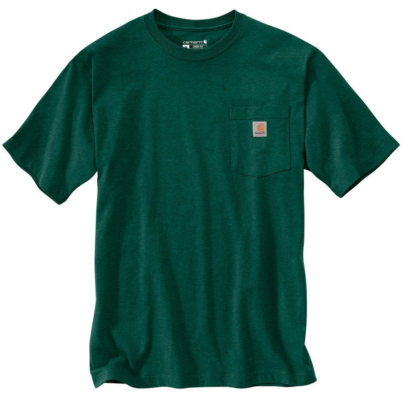 North Woods Heather Carhartt K87 Loose Fit Pocket T-Shirt | Sizes S-2XL Reg