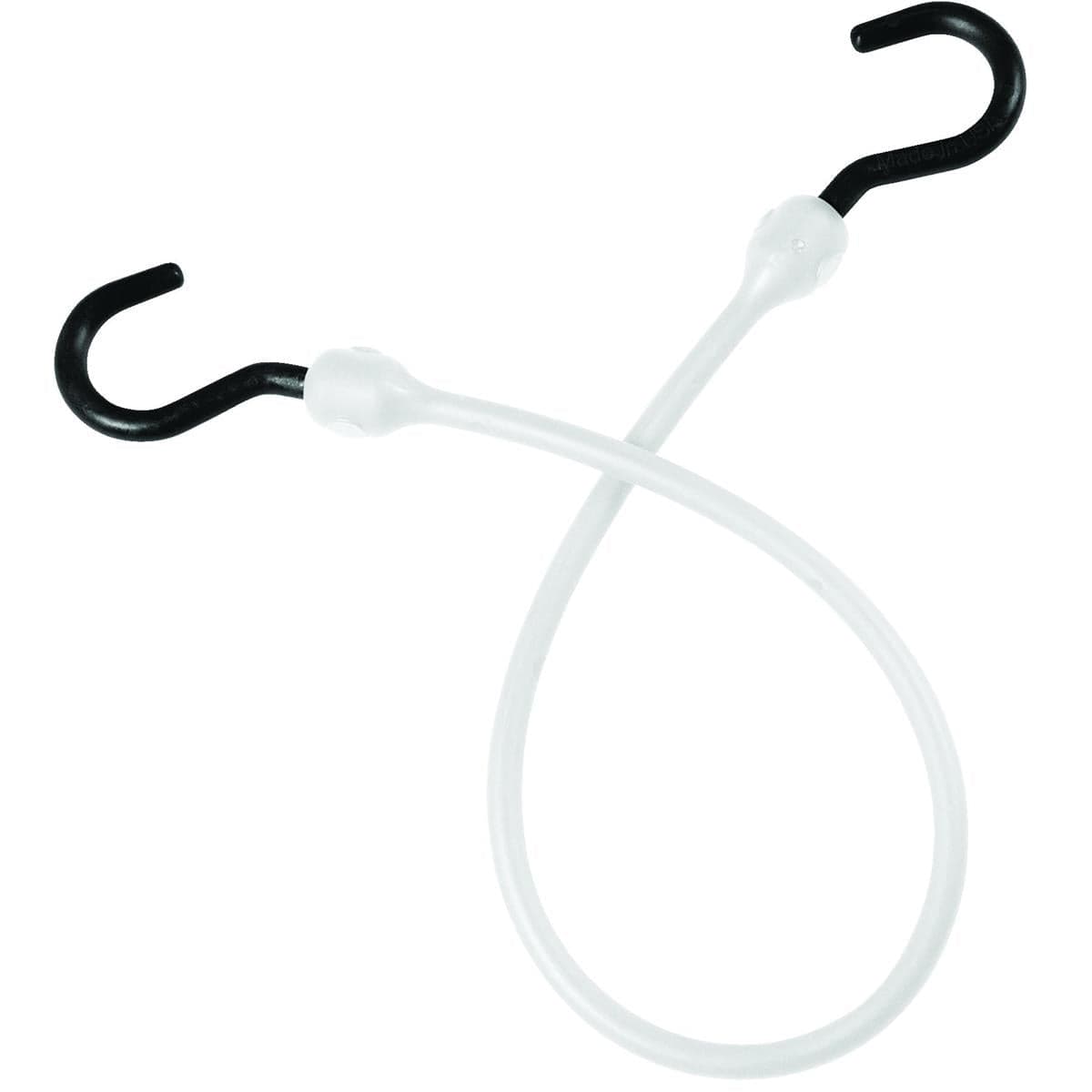 White The Better Bungee Poly Cord with Nylon Hooks