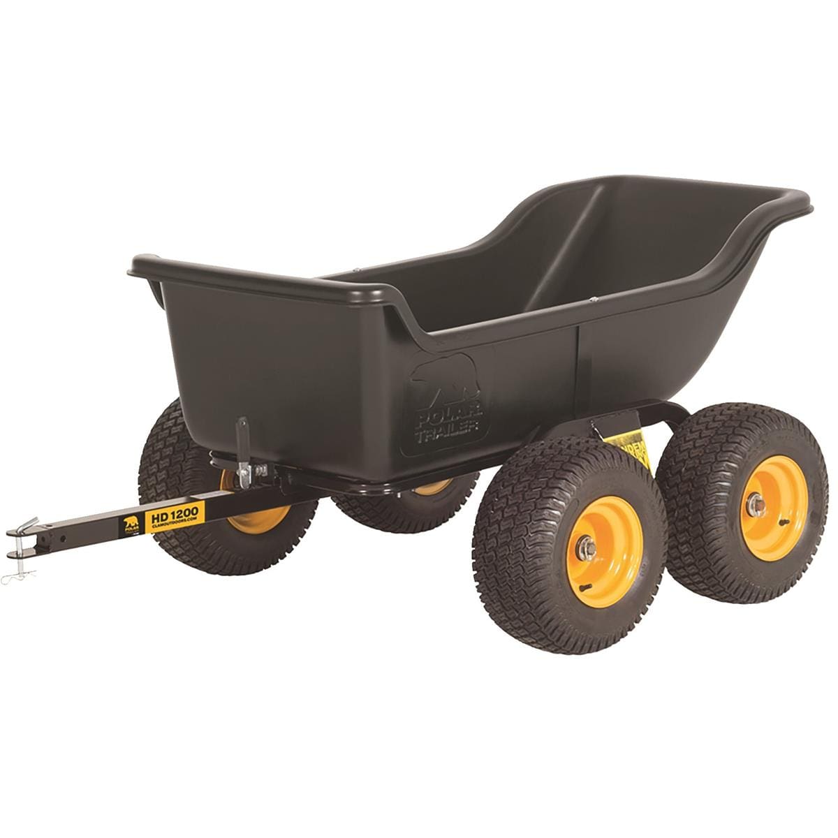 1,200-lb.-Capacity, Tandem-Axle Dump Trailer