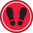 Slip-Gard™ Floor Sign: Footprint Image (in circle) - 12
