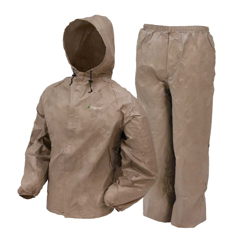 Khaki Frogg Toggs Men's Ultra-Lite Rainsuit
