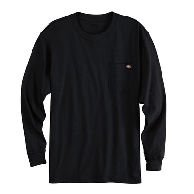 Black Dickies Long Sleeve Heavyweight Crew Neck T-Shirt