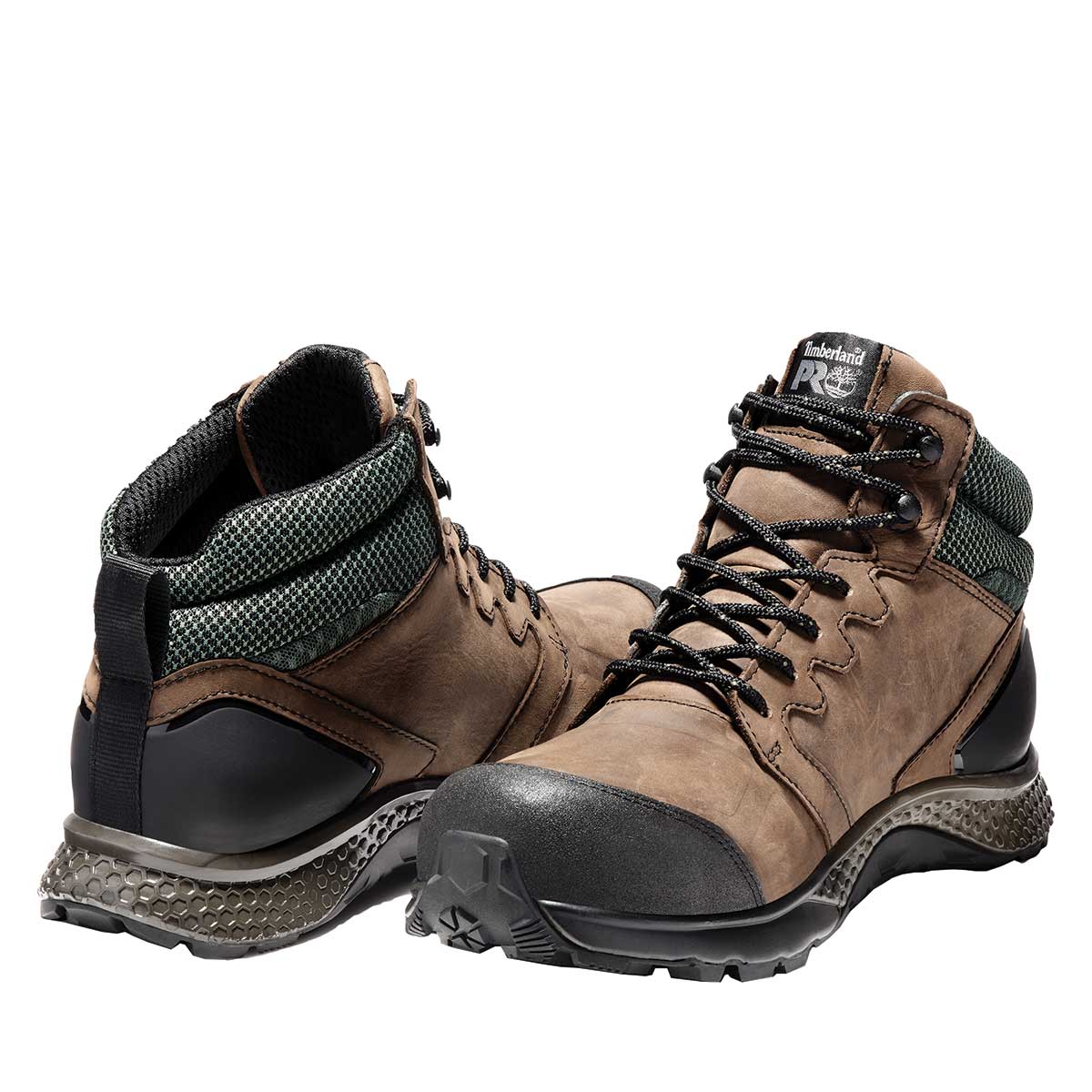 Green Timberland PRO Reaxion Composite Toe Boot