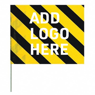 Custom 4" x 5" Patterned Vinyl Flags | 1,000 count