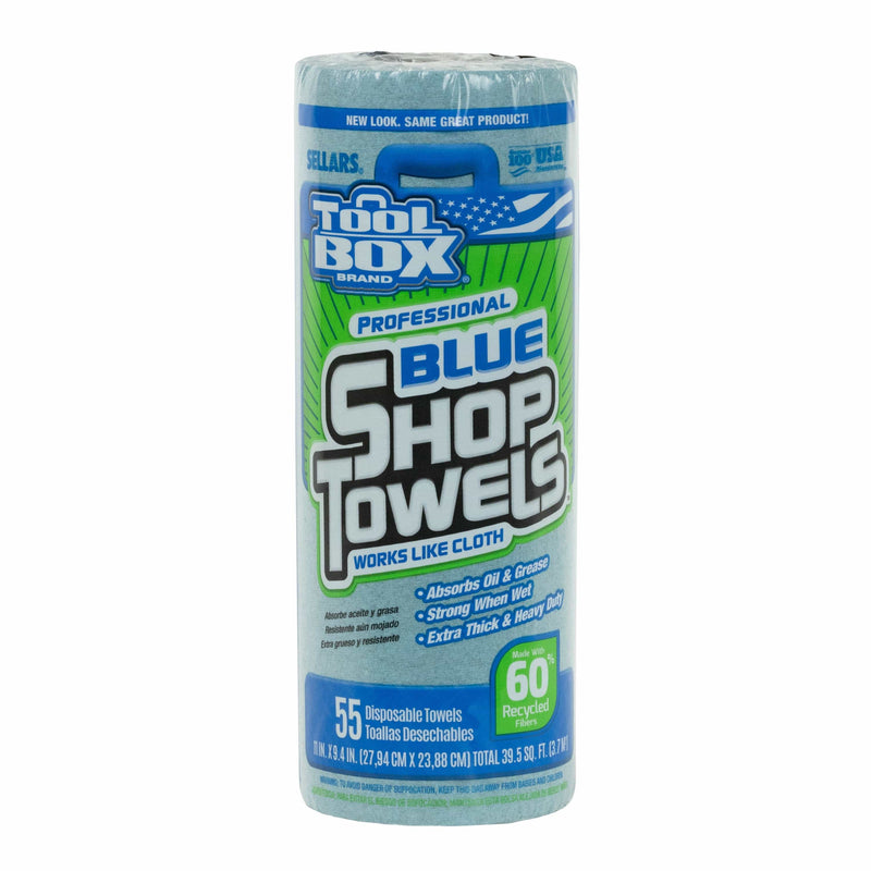 Sellars TOOLBOX Z400 Roll of Blue Shop Towels