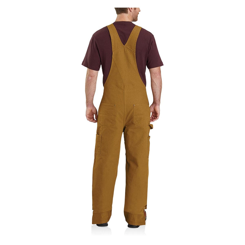 Carhartt Loose Fit Washed Duck Insulated Bib Overall | Gemplers