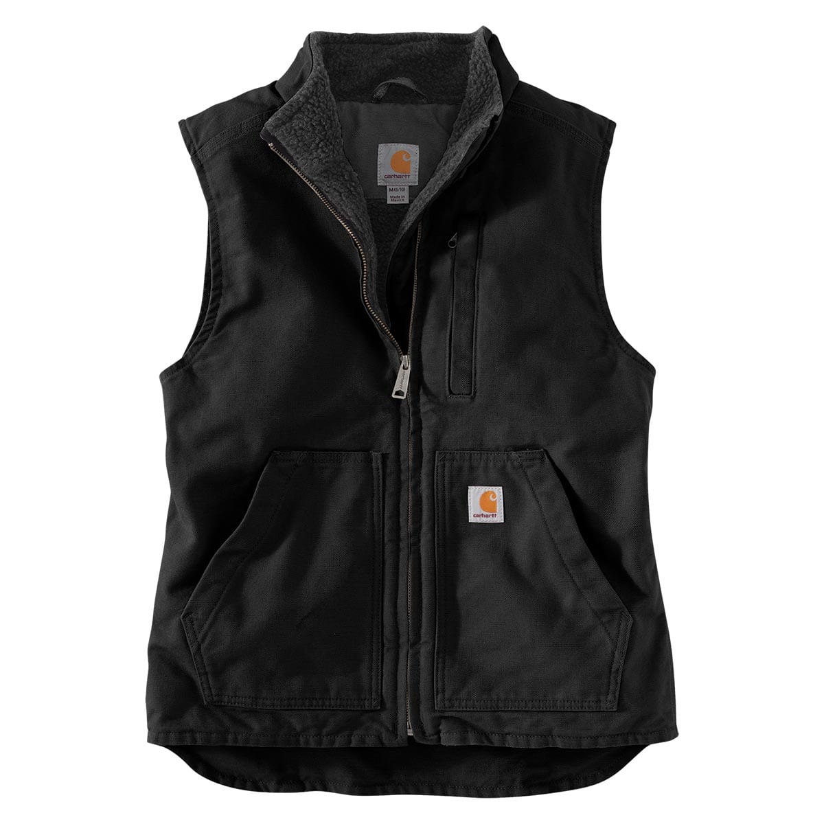 Carhartt Women's 0V277-W Washed Duck Sherpa-Lined Vest