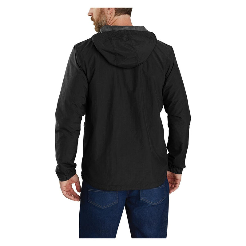 Black Carhartt Rain Defender Relaxed Fit Lightweight Jacket