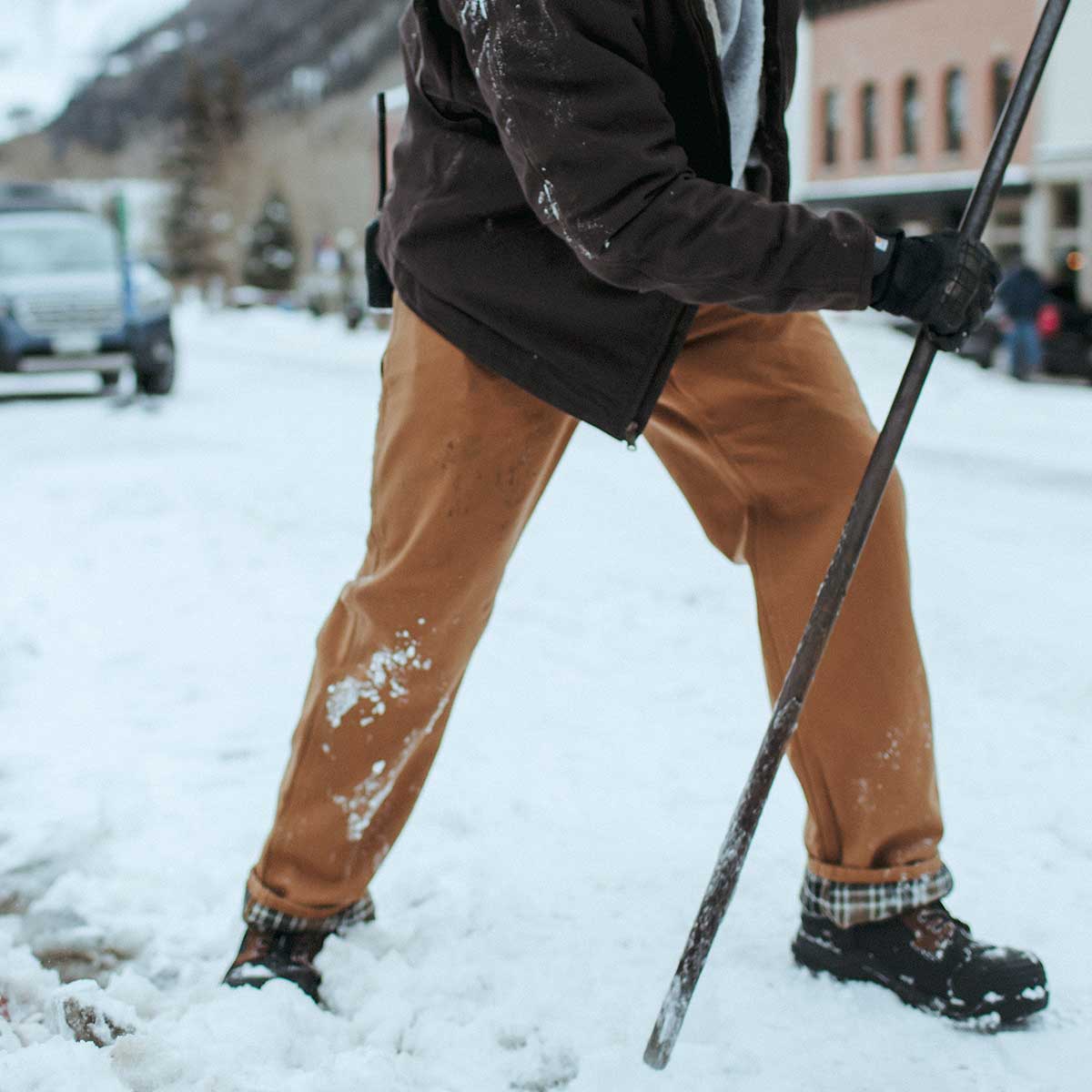 carhartt dress pants Men's Relaxed Straight Rugged Flex Duck Double-Front Dungaree, Black, W30 x L30: Clothing, Shoes & Jewelry It gives you more room to move with straight leg openings to suit over your work boots and a relaxed fit through the seat and thigh to bring you all Carhartt Reworked Loose Fit Washed