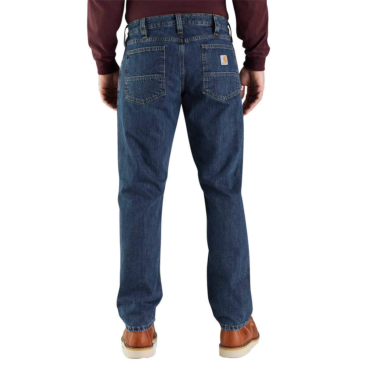 Carhartt Relaxed Fit Flannel-Lined 5-Pocket Jean