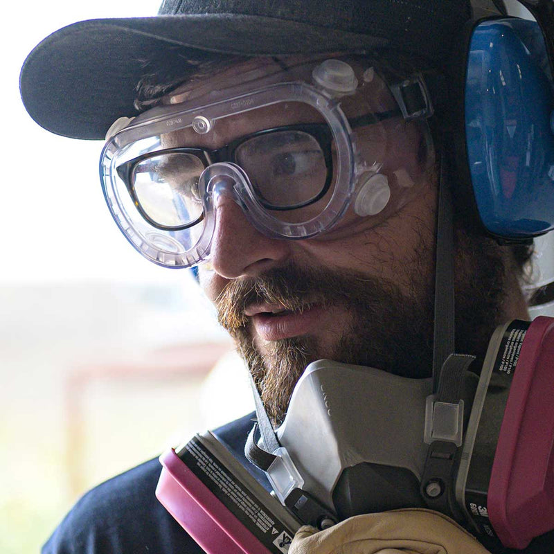cool safety goggles MCR Safety 2235R Protective Goggles, Anti-Fog, Clear