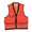 Orange Field Vest- XXXL